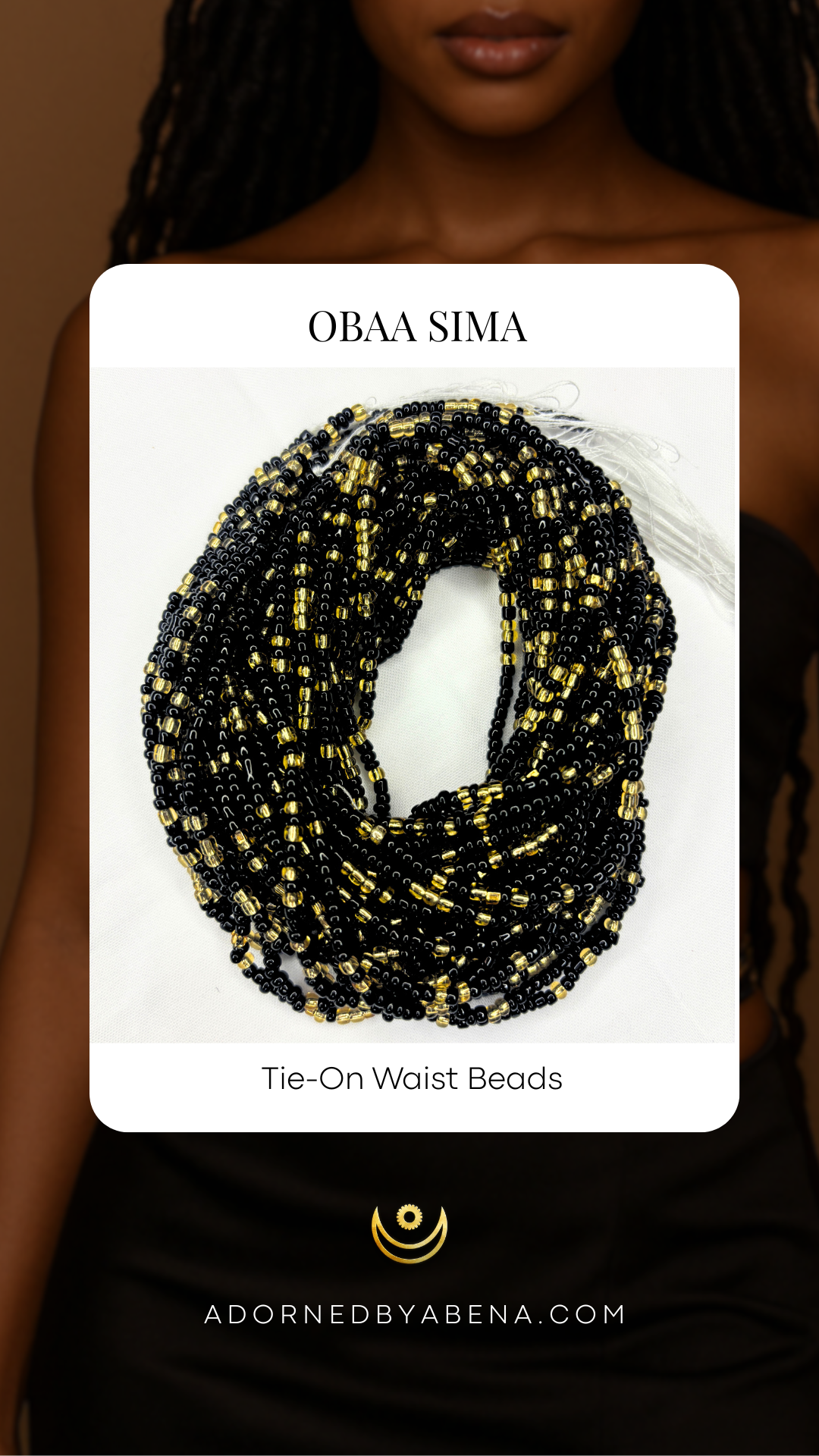 Cuentas para atar en la cintura Obaa Sima