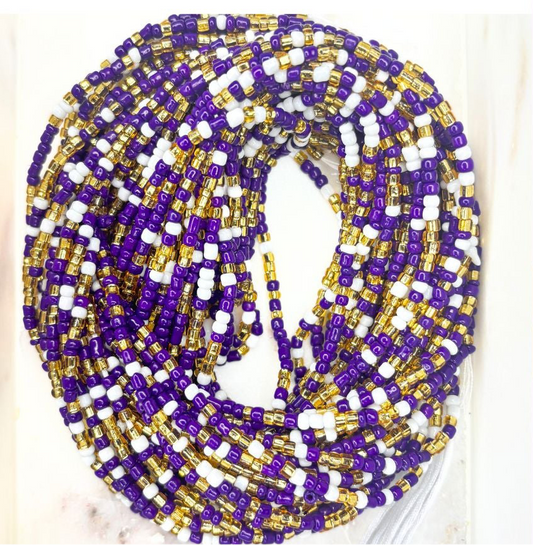 Purple Reign Tie-On Waist Beads
