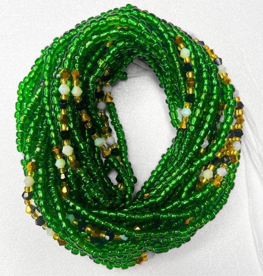 Emerald City Tie-On Waist Beads