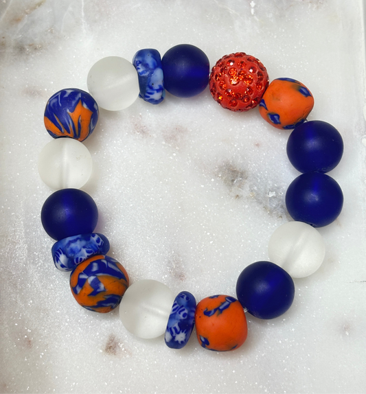 Gracia ardiente – Pulsera Krobo a medida