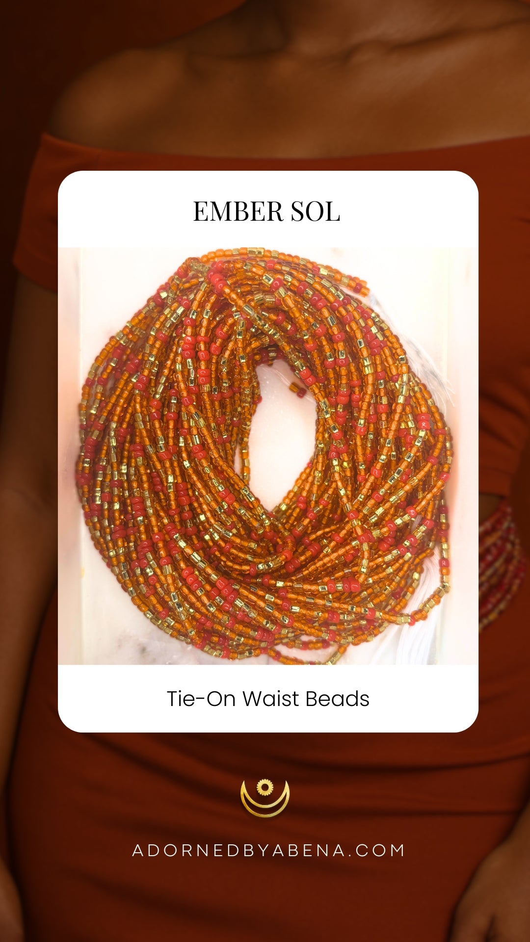Ember Sol Tie-On Waist Beads