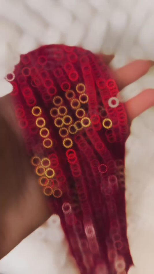 Ruby Woo Tie-On Waist Beads