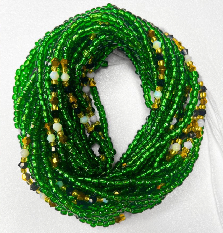 Emerald City Tie-On Waist Beads