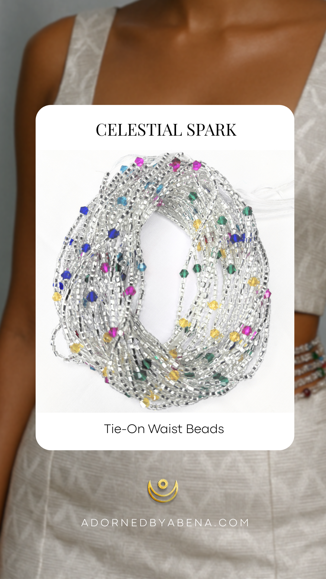Cuentas para atar en la cintura Celestial Spark