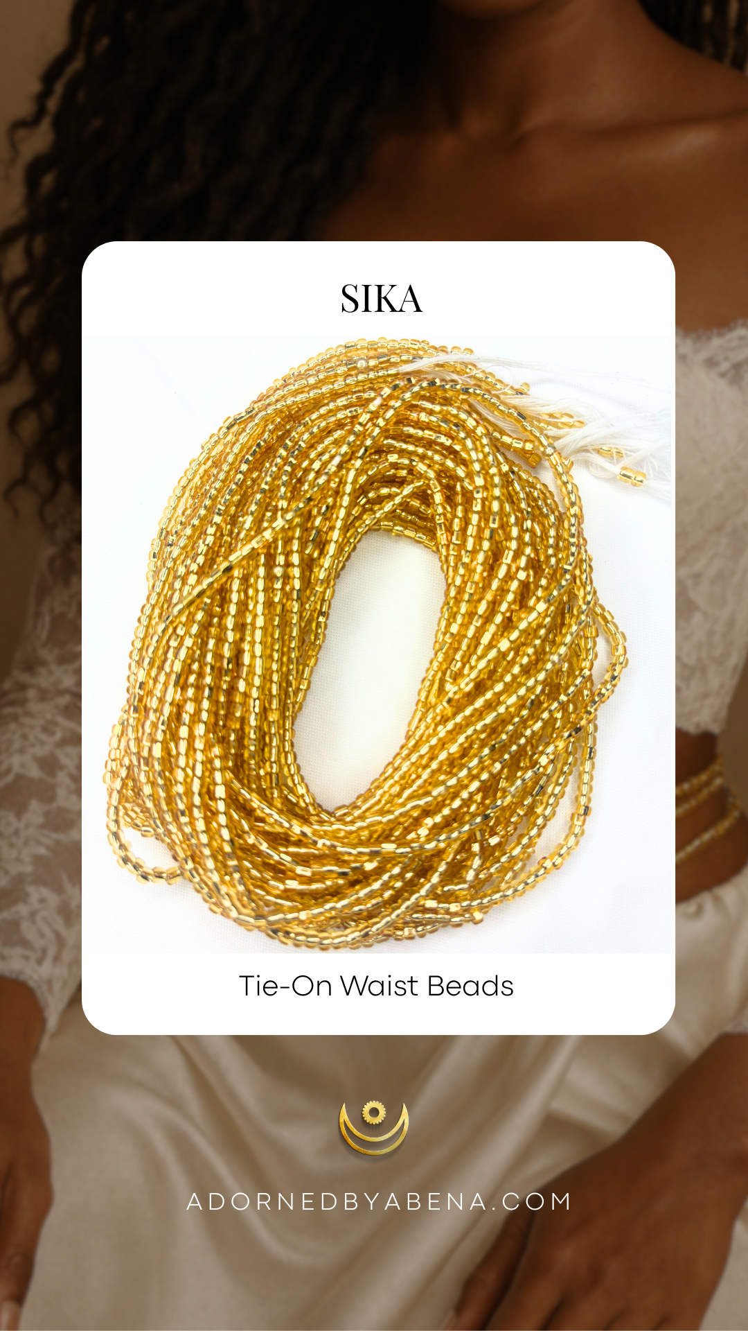 Cuentas para atar en la cintura Sika