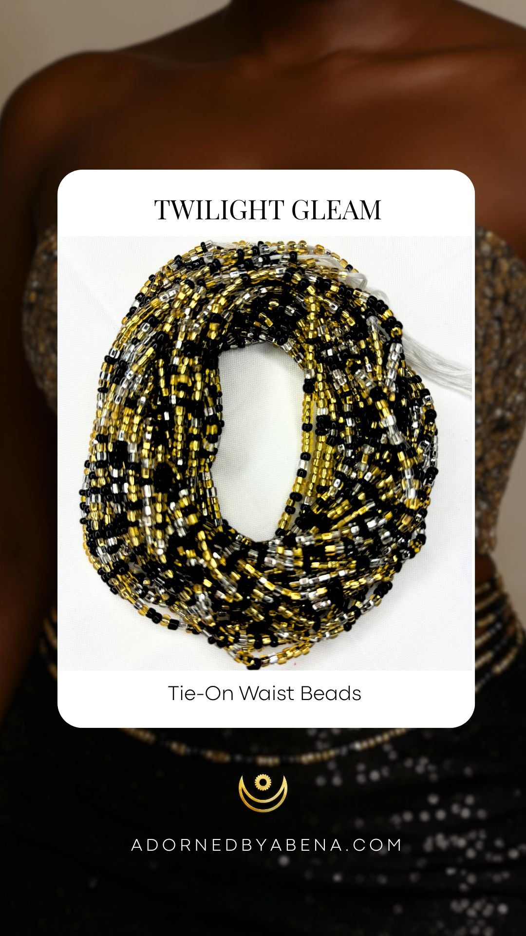 Twilight Gleam Tie-On Waist Beads