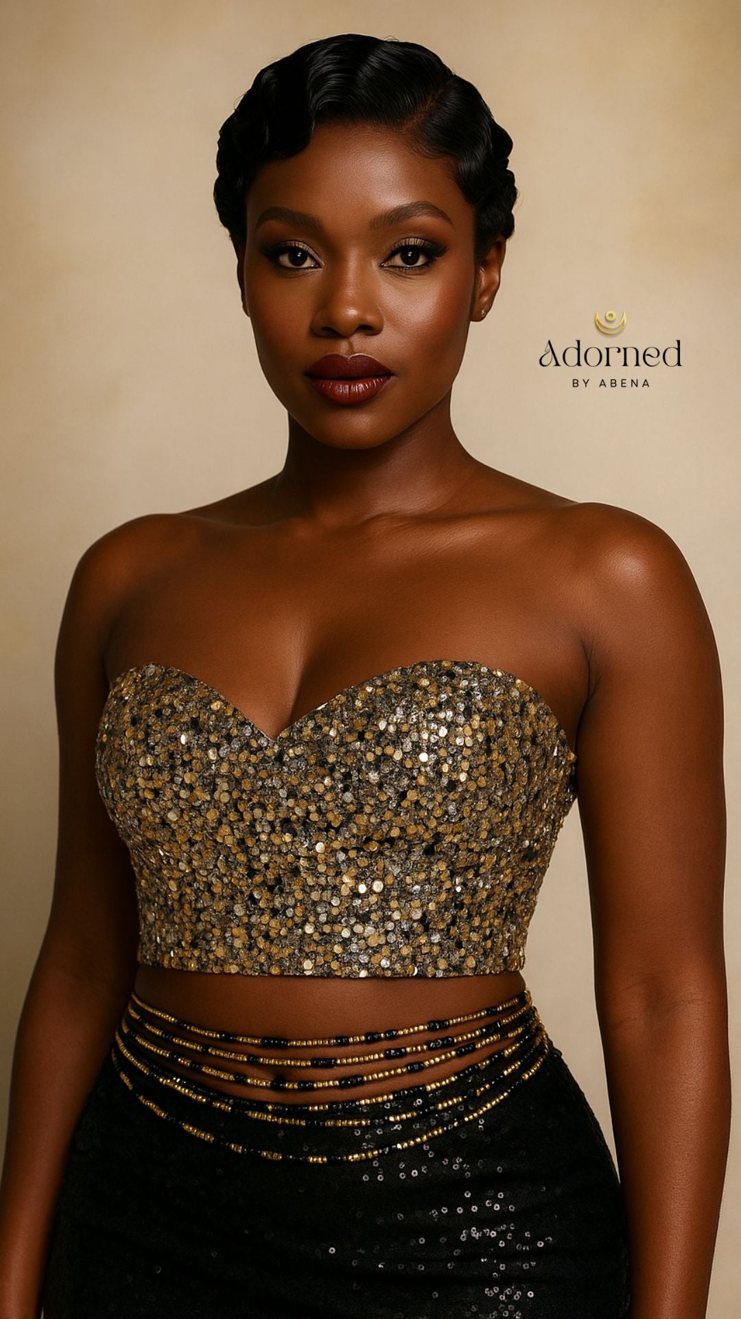 Twilight Gleam Tie-On Waist Beads